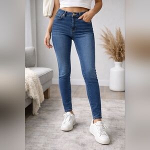 Seven7 Dark Blue Skinny Jeans